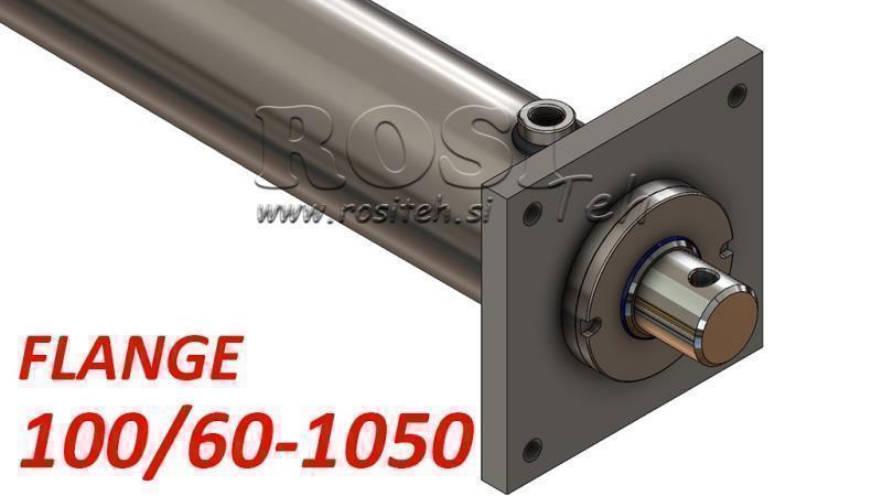 хидравличен цилиндър с монтажна плоча 100/60-1050