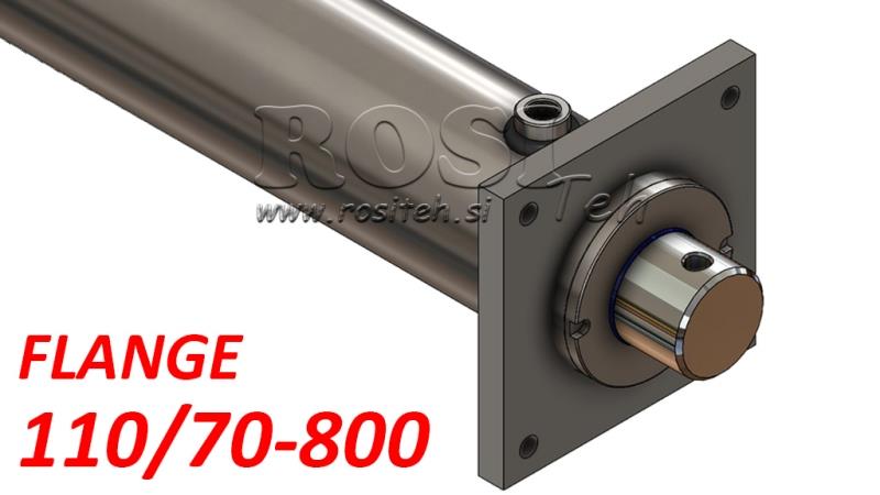 CILINDRU HIDRAULIC CU PLATBANDĂ 110/70-800