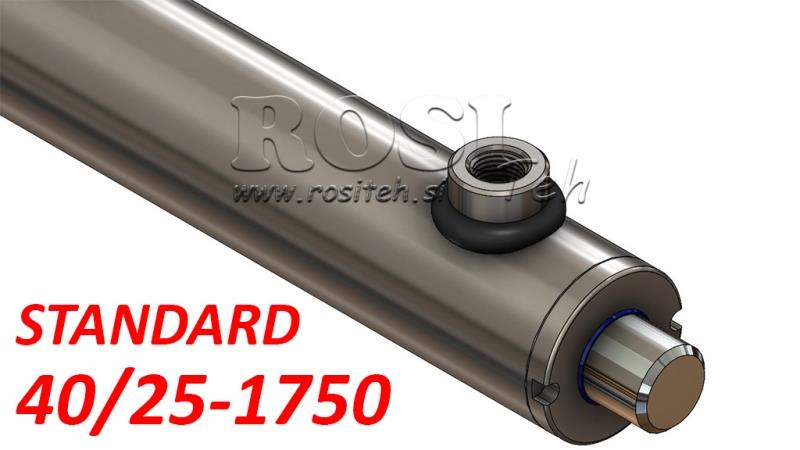 SIŁOWNIK HYDRAULICZNY STANDARD 40/25-1750