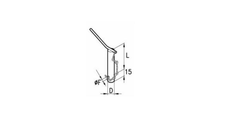 CUVETĂ DE SIGURANȚĂ 25mm L130 -DIMENSIUNI