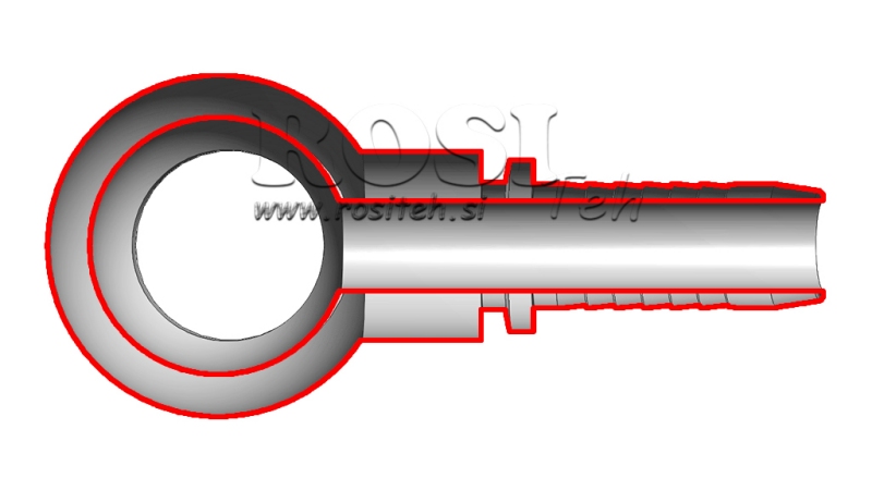 HIDRAULIČNI PRIKLJUČAK OČNI DN8-1/2