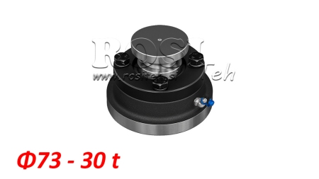 TELESZKÓPUS HENGER GÖMB FI 73 max. 30 Ton