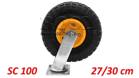 PNEUMATISKT HJUL 27/30cm SVIVELBAS SC100