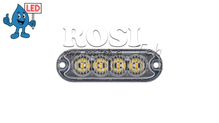 LUCE STROBOSCOPICA A LED 12/24V