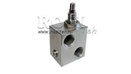 HYDRAULICKÝ TLAKOVÝ REGULÁTOR VMPP 1' 50-400 BAR - 160lit