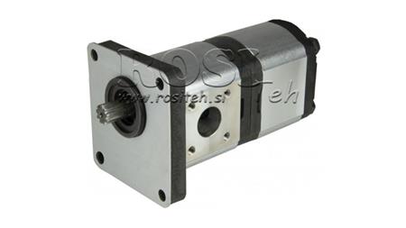 HYDRAULISK PUMP TRAKTOR - OEM 47129337 - CNH TLA 2WD 20 11 cc VÄNSTER