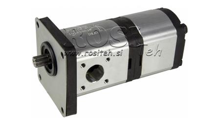 HYDRAULINEN PUMPPU TRAKTORILLE - OEM 87472285 - CNH SARJA T4 26 15 cc VASEN