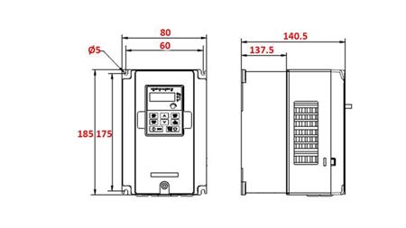 CONVERTITORE DI FREQUENZA-INVERTER 3Fase 2.2kW GD20-2R2G-4-EU