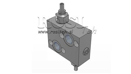 HYDRAULISK TRYCKREGULATOR 10-180 BAR FÖR HYDRAULISK MOTOR MP-MR-MH