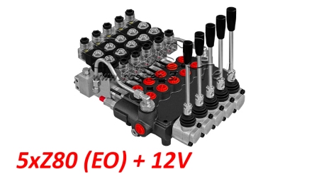 HIDRAVLIČNI VENTIL 5xZ80 - EO+12V