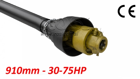 ECO KARDANAXEL 910mm 30-75HP MED FRILOPPSKOPPLING
