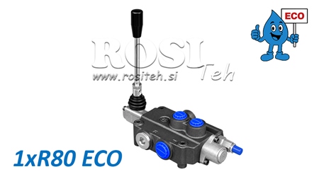 HYDRAULISK MANUELL VENTIL – 1-SEKSJONS RETNINGSVENTIL 1xR80 ECO