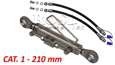 HYDRAULISK TOPPSTÅNG - STANDARD - CAT. 1 - 50/30-210 (20-55 HP) (25,4/25,4 mm)