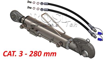 ХИДРАВЛИЧЕН ГОРНИ ТЕГЛИЧ АВТОМАТИК - CAT. 3 - 80/40-280 (90-210 HP) (25,4 mm)