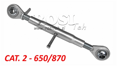 MEKANISK TOPPSTAG FOR TRAKTOR JUSTERBART KAT. 2 - M30X3 - 650/870