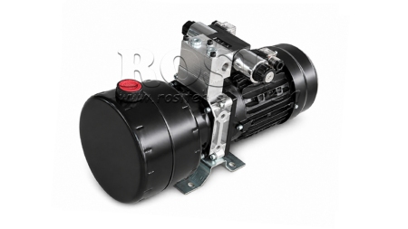 MINI HYDRAULISK POWER-PACK 380V AC (0.75 kW) - 3.7 cc - 5.2 lit/min - tank 4 lit