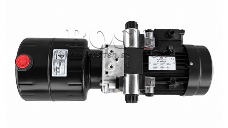 MINI HYDRAULICKÁ JEDNOTKA 380V AC (1,5 kW) - 5,8 cc - 8,2 lit/min - nádrž 6 lit