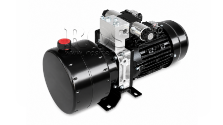 MINI HIDRAULIKUS AGGREGÁTOR 230 V AC (0,75 kW) - 3,7 cc - 5,2 lit/perc - tartály  4 lit