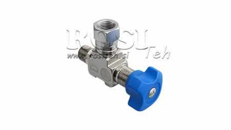 HYDRAULISK VENTIL FOR MANOMETER 90°
