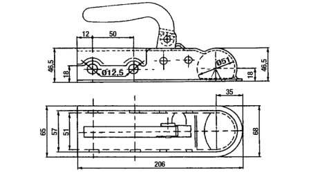 GUĽOVÝ ZÁVES PRE AUTO PRÍVES FI50
