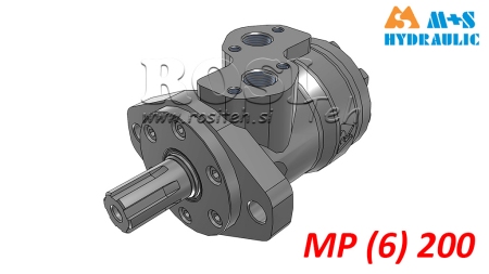 HYDRAULISK MOTOR MP 200 CC - 6 TENNER