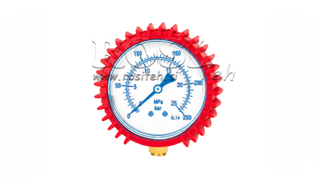 BESKYTTENDE GUMMI FOR MANOMETER DN63 - RØD