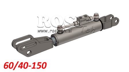 TIRANT LATERAL HIDRAULIC 2T CU FURCĂ 60/40-150 (500MM-650MM)