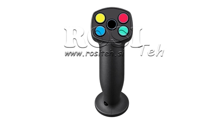FJERNKONTROLL ROSI JOYSTICK - 5 KNAPPER + KNAPPE