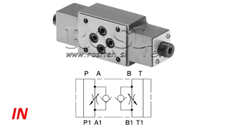 FLØDEREGULATOR CETOP 3 INNGANG