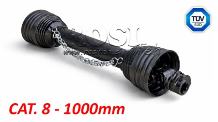 CE-CERTIFIERAD KARDANAXEL PROFI LINE KAT.8 LANGD 1000mm