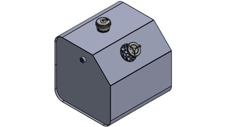 REZERVOR METALIC SUPERIOR 250 Lit 600x600x800mm