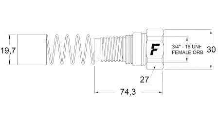 HUNN HURTIGKOBLING FOR MULTI-FASTER 3/8 FAST DEL