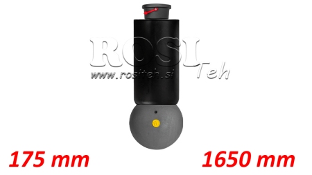 CILINDRU TELESCOPIC - MEILLER KIPPER - 5 TREPTE 175 mm 15 ton - CURSĂ 1650 mm