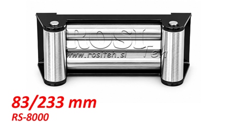 RULLEFØRING FOR STÅLWIRE (RS-8000) - 83 x 233 mm