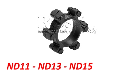 STJERNEKOBLING FOR GUMMIINNSATS ND11-ND13-ND15 (55mm)