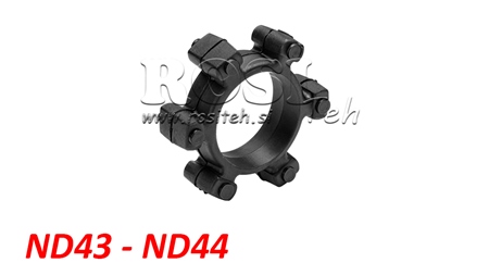 STJERNEKOBLING FOR GUMMIINNSATS ND43-ND44 (104mm)