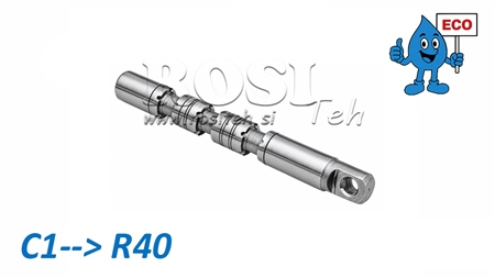 C1 ENKELTVIRKENDE SLEIDE FOR MANUELL VENTIL R40 ECO