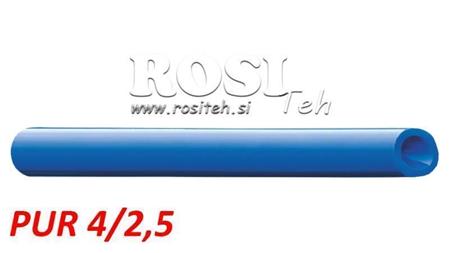 PU 4/2.5 PUR BLÅ LUFTSLANGE POLYURETHAN