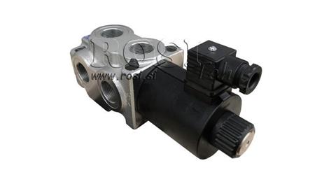 6-cestný ventil 3/4 (6/2) 12V - 140lit