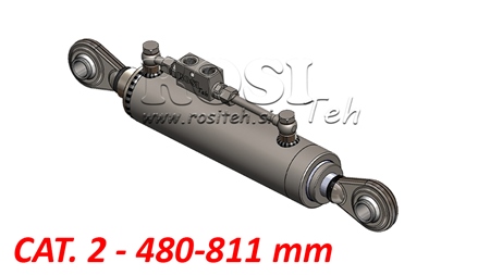 TELESKOPSKA HIDRAVLIČNA POTEZNICA STANDARD - 2 KAT. 480-811mm (45-95HP)((25,4/25,4)