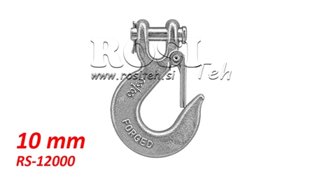 HAKEN MIT SICHERHEITSKLAPPE - 3/8
