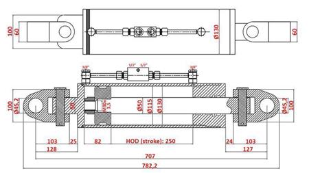 ESTRATTORE IDRAULICO SPECIALE - 4° CLASSE 115/50-250 (180-380HP)(45.2mm)