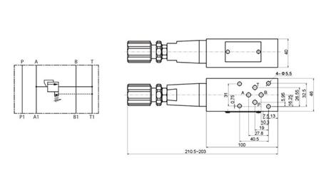 SICHERHEITSVENIL CETOP 3 (A) 15-315 BAR