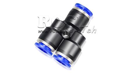 PNEUMATISK PLUGG Y KOPPLING TPA UTAN GÄNGA QY-8