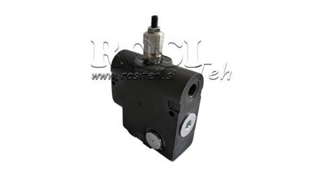 VANĂ DE PRIORITATE 1/2 CU SCALĂ ȘI VANĂ DE SIGURANȚĂ 0-60lit, 0-200bar