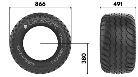 19.0/45-17 PNEVMATIKA AW708 14PL