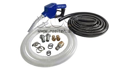 POMPĂ DE MOTORINĂ 600W 40 l/min CU CONTOR ȘI PISTOL DE DISTRIBUȚIE