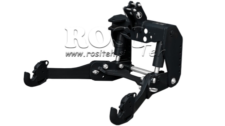 FRONT HYDRAULIKK UNIVERSAL KIT 2KAT FOR TRAKTOR 1500KG SVART (RAL 9005)