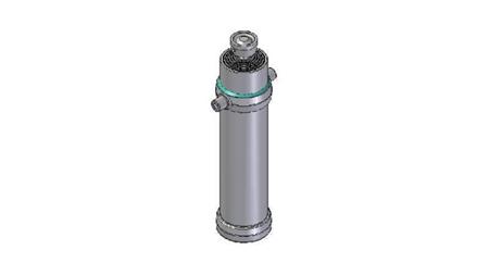 4066S -TELESCOPIC CYLINDER STANDARD/BALL 6 STAGE SLAG 4185 DIAMETER 190