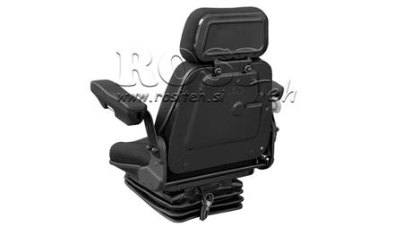 SEDILE PER TRACTOR SUSPENSIONE AD ARIA TESSUTO CON BRACCIO ECO